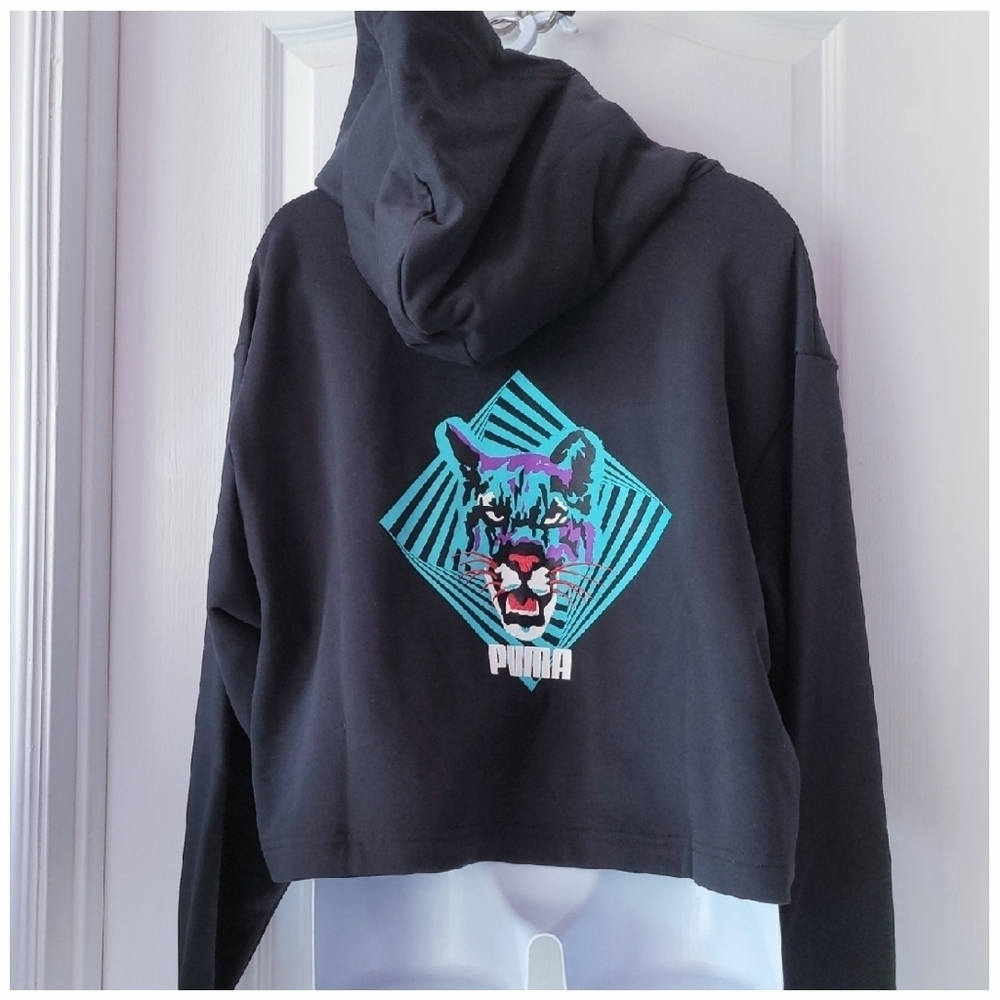 Puma Pull-On Hoodie Black
